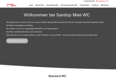 Sanitop Miet-WC